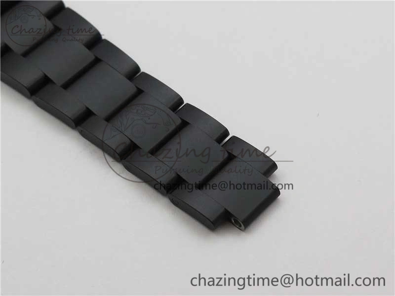 Daytona Blaken Rainbow Crystal Bezel PVD OXF Best Edition Black Dial on PVD Bracelet A7750