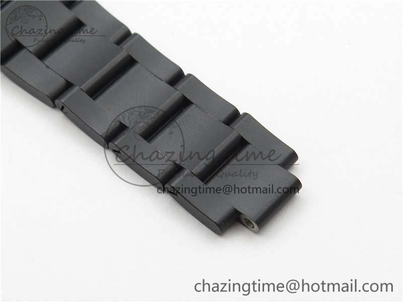 Daytona Blaken Rainbow Crystal Bezel PVD OXF Best Edition Black Dial on PVD Bracelet A7750