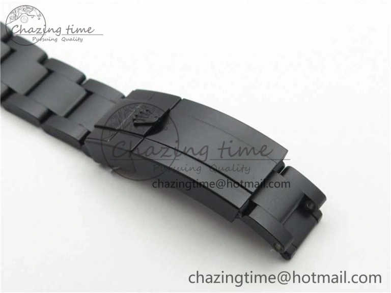Daytona Blaken Rainbow Crystal Bezel PVD OXF Best Edition Black Dial on PVD Bracelet A7750