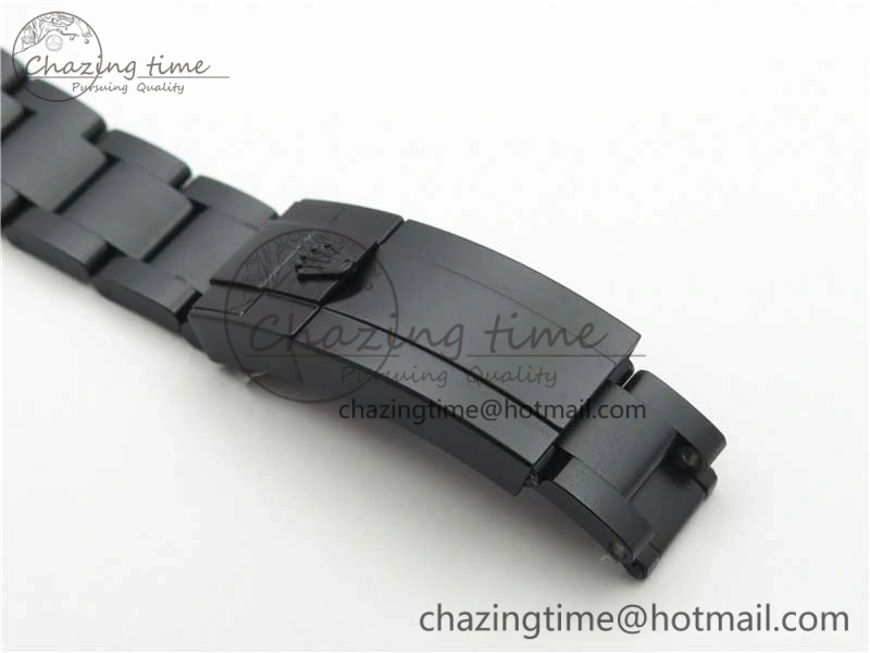 Daytona Blaken Rainbow Crystal Bezel PVD OXF Best Edition Black Dial on PVD Bracelet A7750