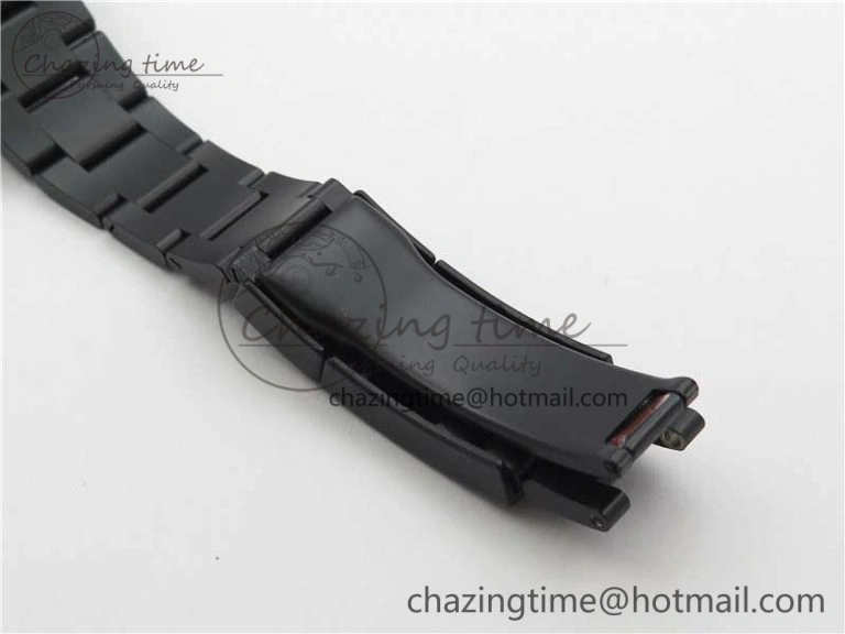 Daytona Blaken Rainbow Crystal Bezel PVD OXF Best Edition Black Dial on PVD Bracelet A7750