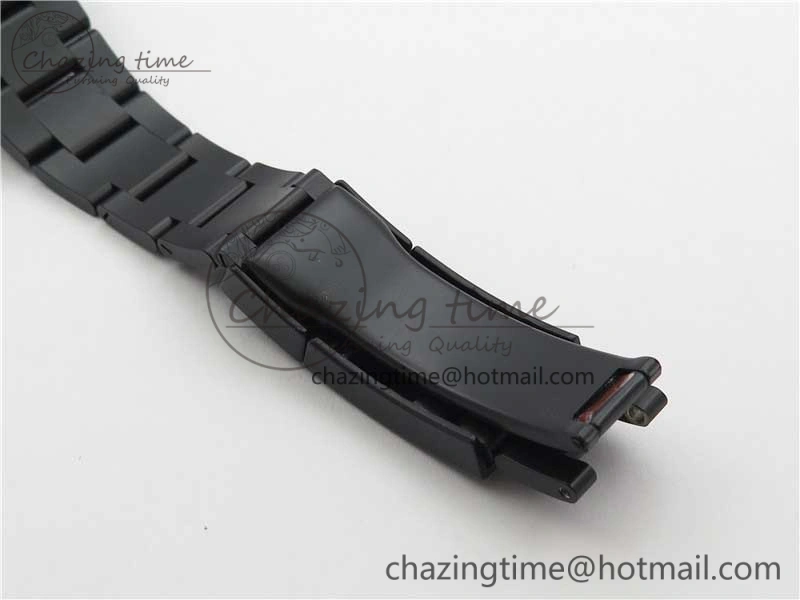 Daytona Blaken Rainbow Crystal Bezel PVD OXF Best Edition Black Dial on PVD Bracelet A7750