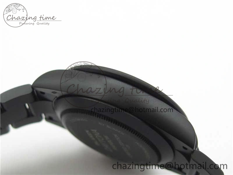 Daytona Blaken Rainbow Crystal Bezel PVD VR Best Edition Black Dial on PVD Bracelet A7750 V2