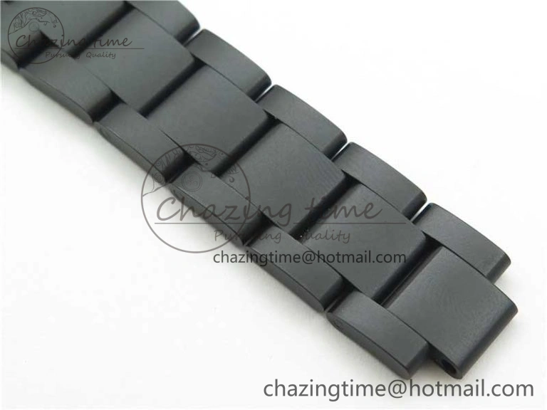 Daytona Blaken Rainbow Crystal Bezel PVD VR Best Edition Black Dial on PVD Bracelet A7750 V2