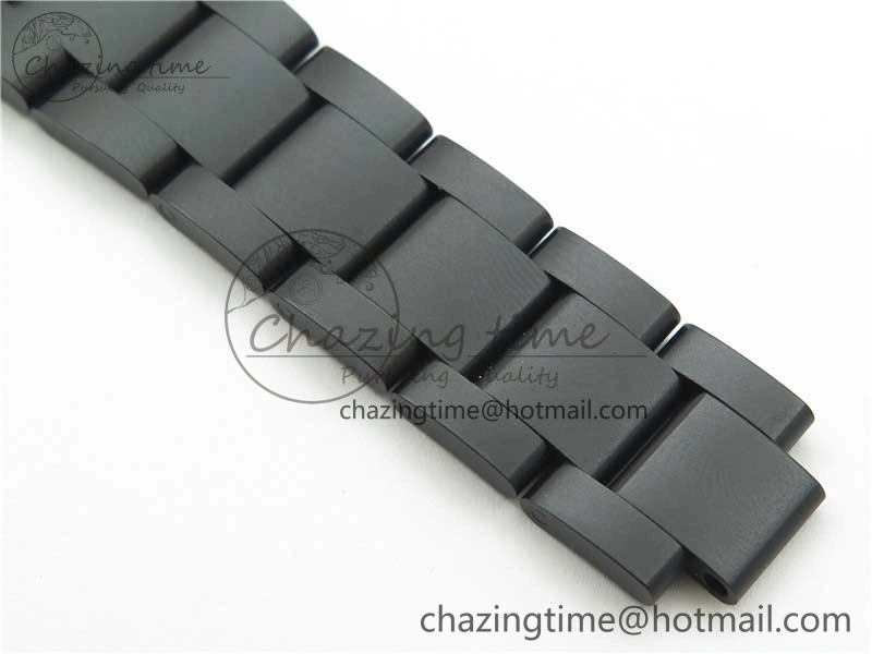 Daytona Blaken Rainbow Crystal Bezel PVD VR Best Edition Black Dial on PVD Bracelet A7750 V2