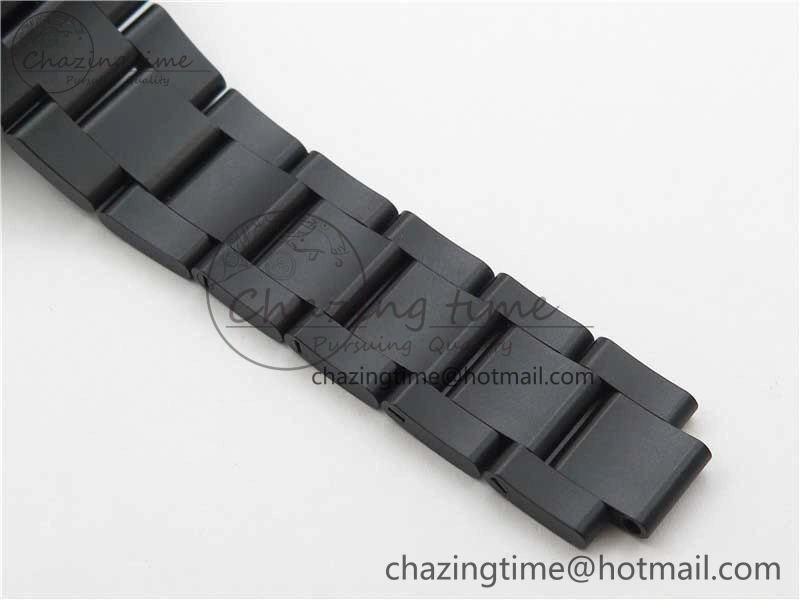 Daytona Blaken Rainbow Crystal Bezel PVD VR Best Edition Black Dial on PVD Bracelet A7750 V2