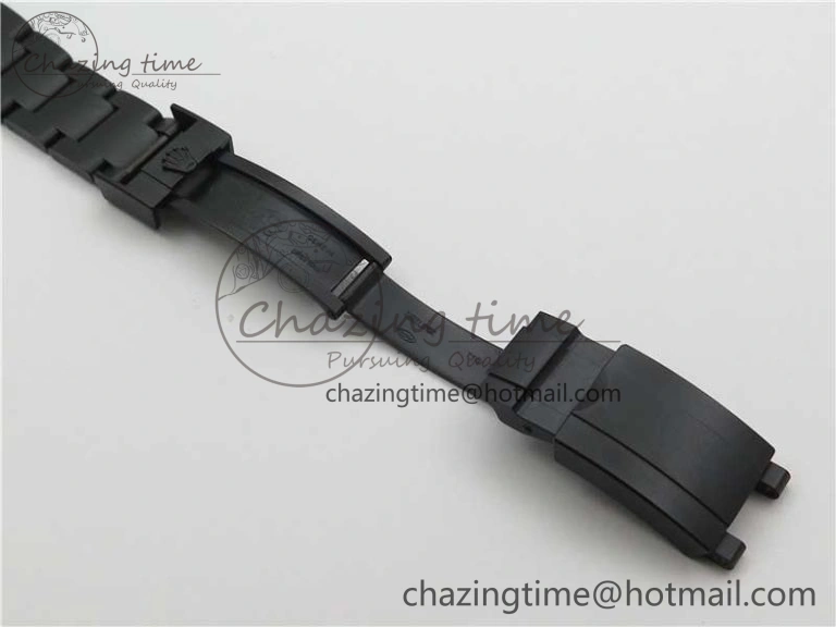 Daytona Blaken Rainbow Crystal Bezel PVD VR Best Edition Black Dial on PVD Bracelet A7750 V2