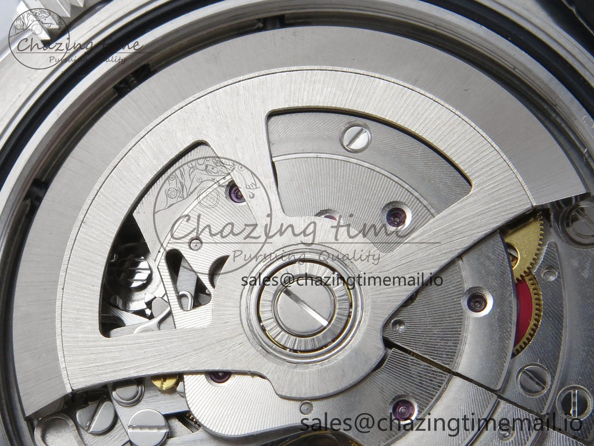 Daytona Cosmograph Light Crystals Bezel SS MPF Best White MOP Dial On Black Leather Strap A4801