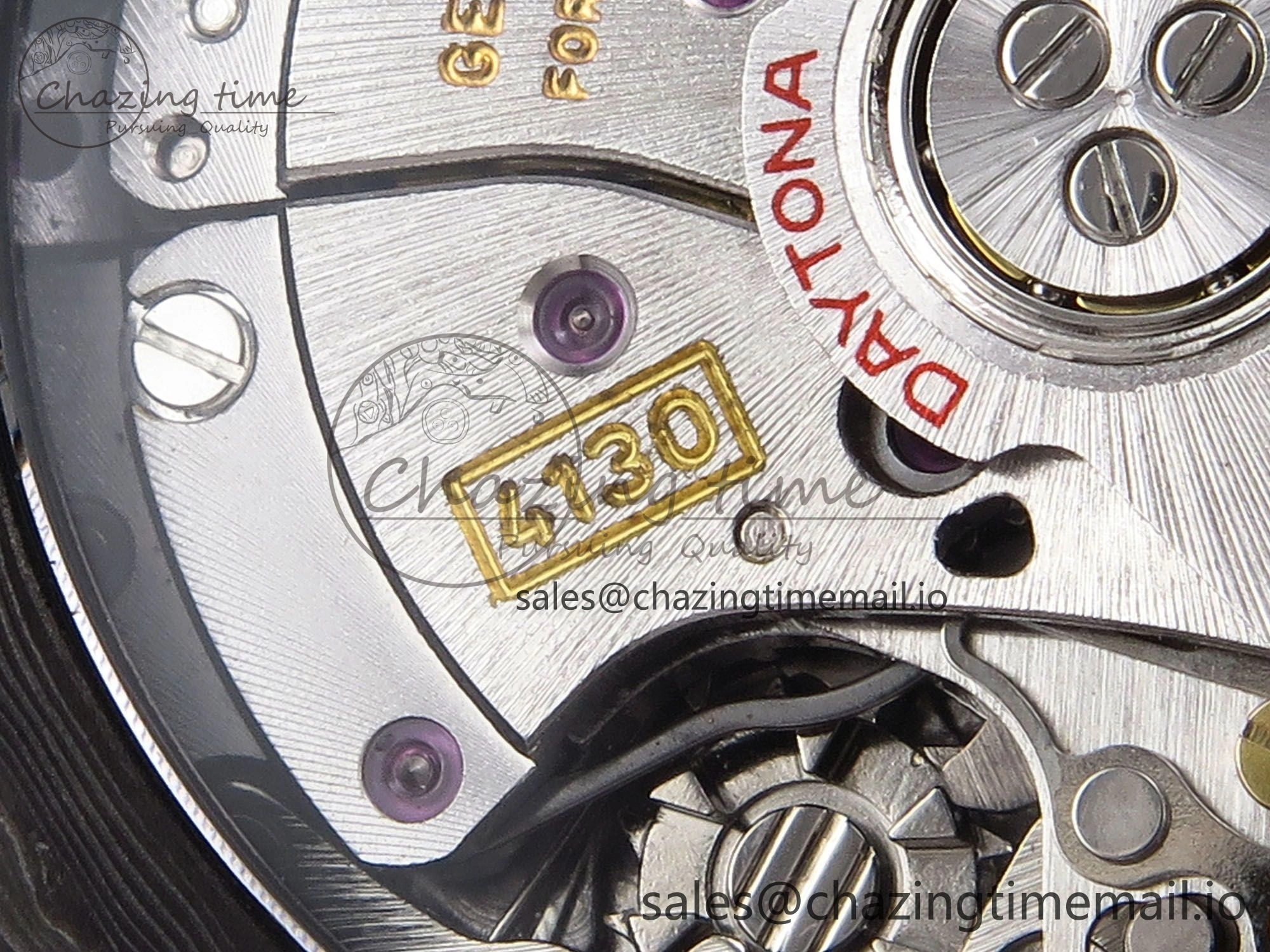 Daytona DIW “AVIA AZURE BLUE”” Carbon DIWF 1:1 Best Edition Blue Dial on Orange Nylon Strap SH4130