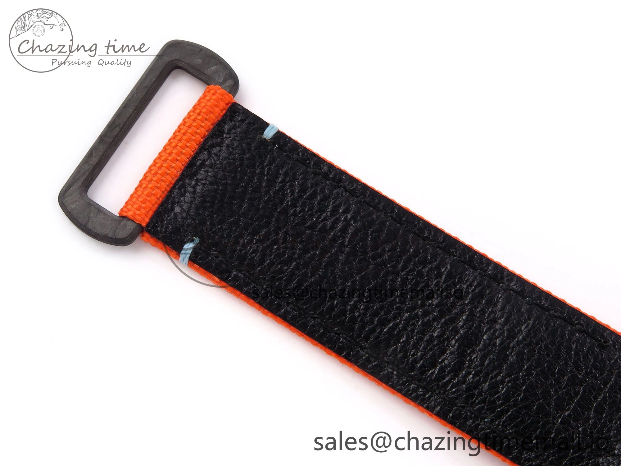 Daytona DIW “AVIA AZURE BLUE”” Carbon DIWF 1:1 Best Edition Blue Dial on Orange Nylon Strap SH4130