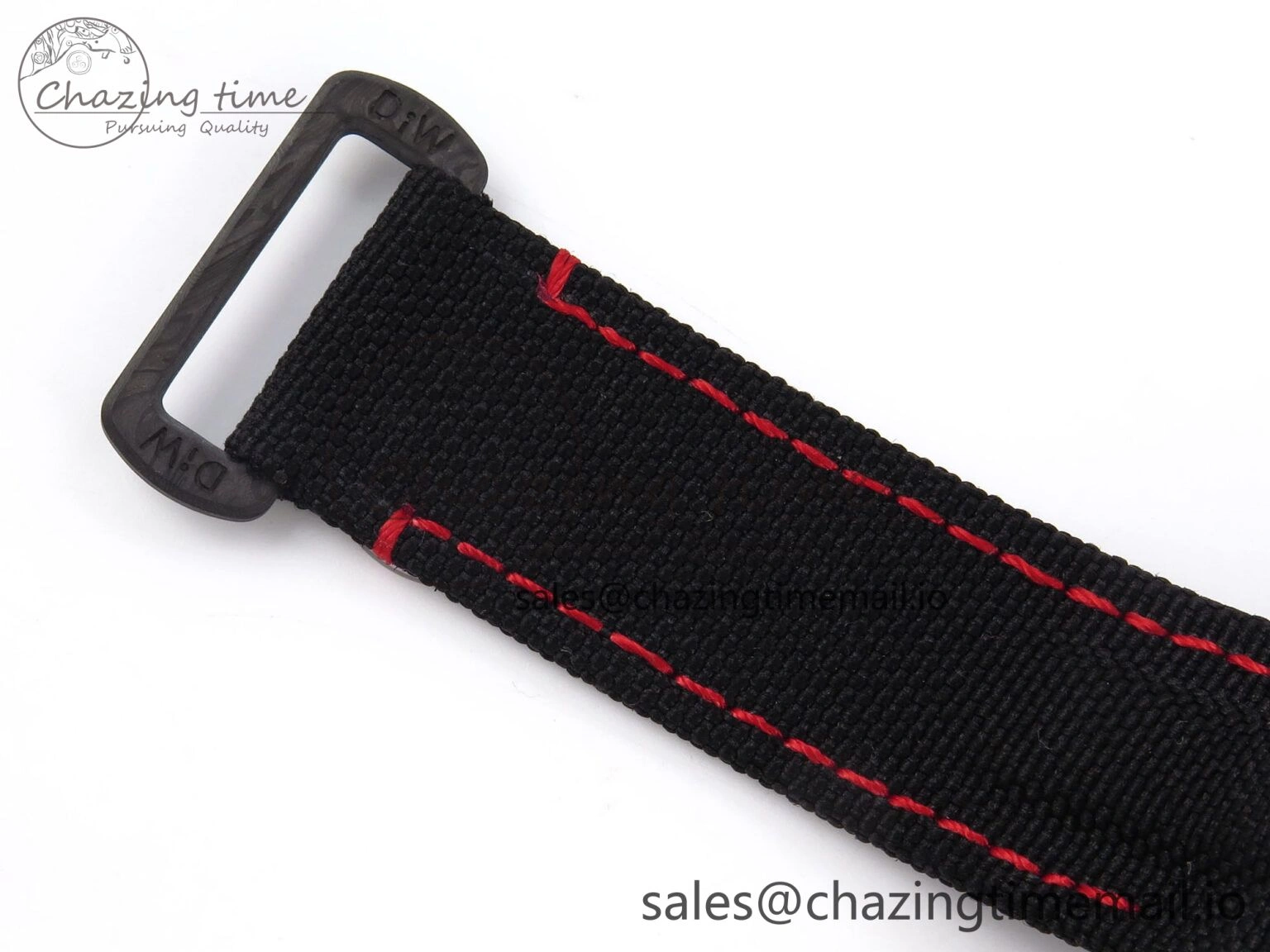Daytona DIW “AVIA BLACK” Carbon DIWF 1:1 Best Edition Black Red Dial on Black Nylon Strap SH4130