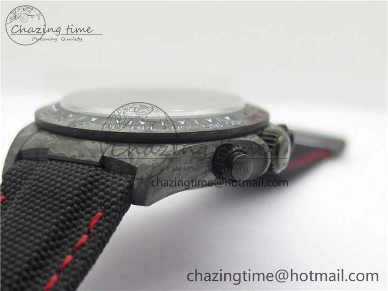 Daytona DIW All Black Carbon Noob 1:1 Best Edition Black Dial on Black Nylon Strap SA4130
