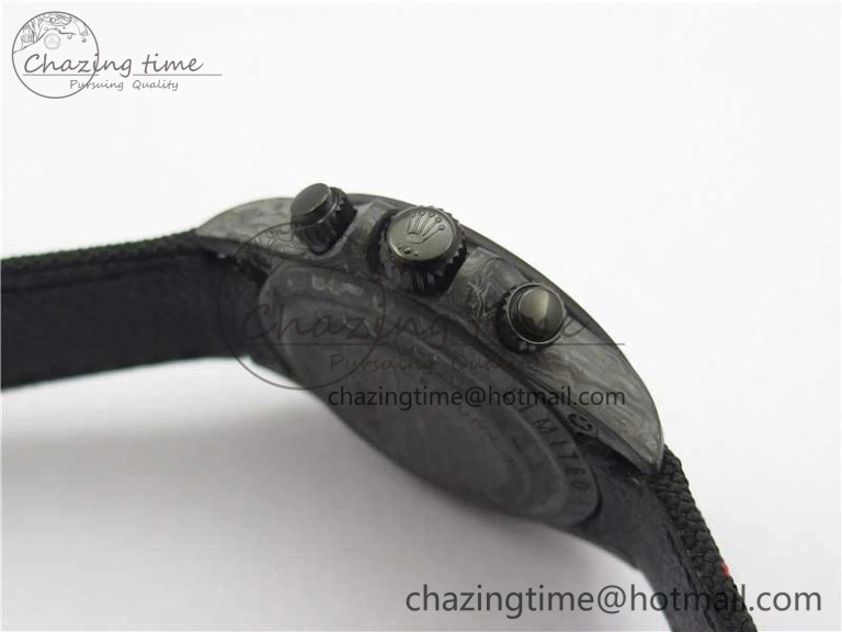 Daytona DIW All Black Carbon Noob 1:1 Best Edition Black Dial on Black Nylon Strap SA4130