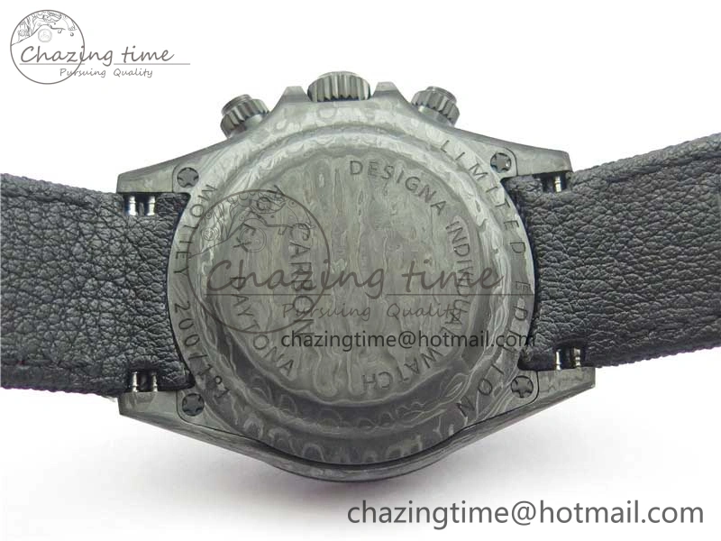 Daytona DIW All Black Carbon Noob 1:1 Best Edition Black Dial on Black Nylon Strap SA4130