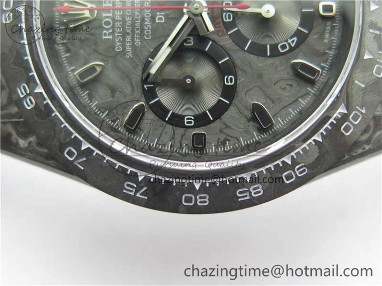 Daytona DIW All Black Carbon Noob 1:1 Best Edition Black Dial on Black Nylon Strap SA4130