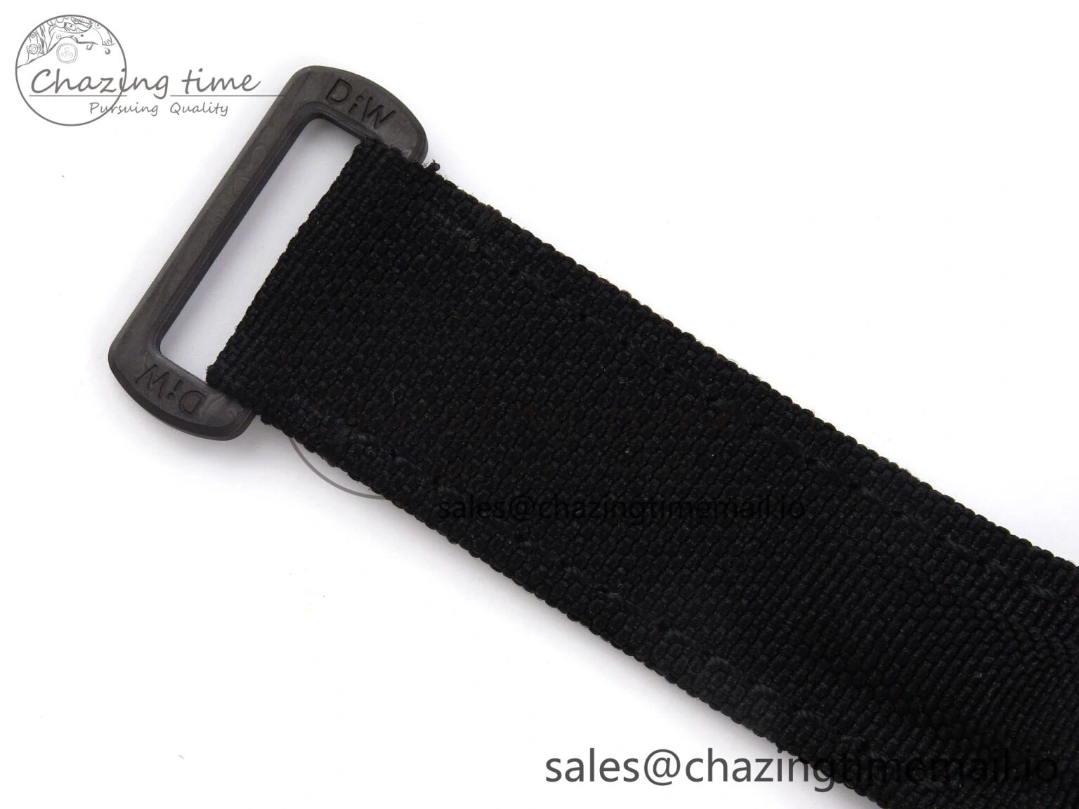 Daytona DIW Black Carbon DIWF 1:1 Best Edition Black White Dial on Black Nylon Strap SH4130