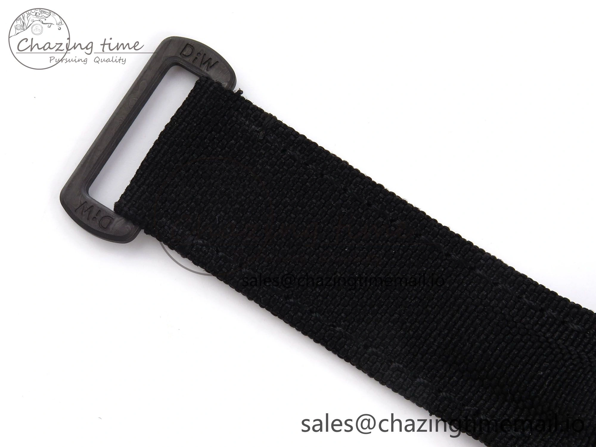 Daytona DIW Black Carbon DIWF 1:1 Best Edition Black White Dial on Black Nylon Strap SH4130