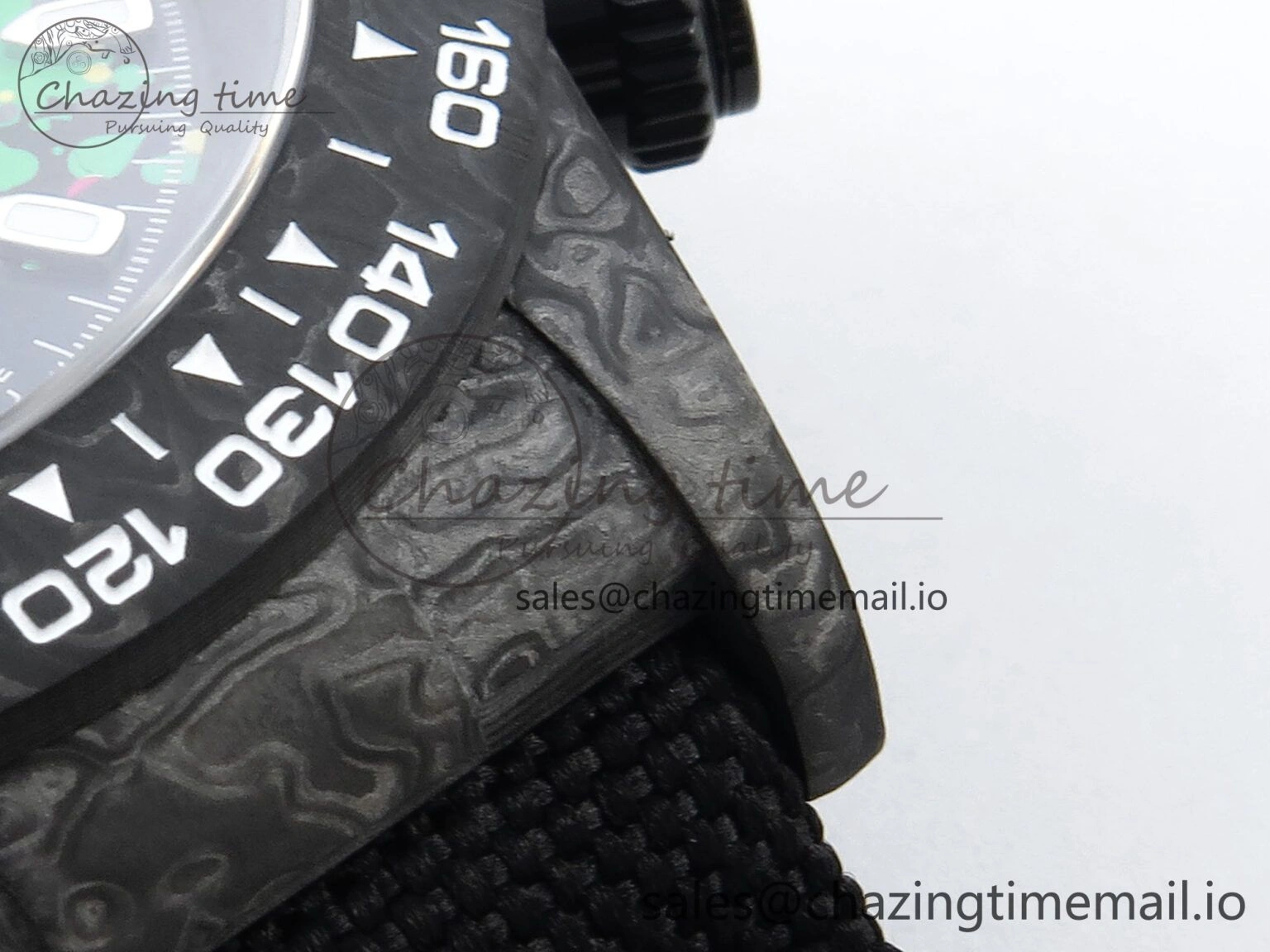 Daytona DIW Black Carbon DIWF Best Edition Colorful Dial on Black Nylon Strap DD4801