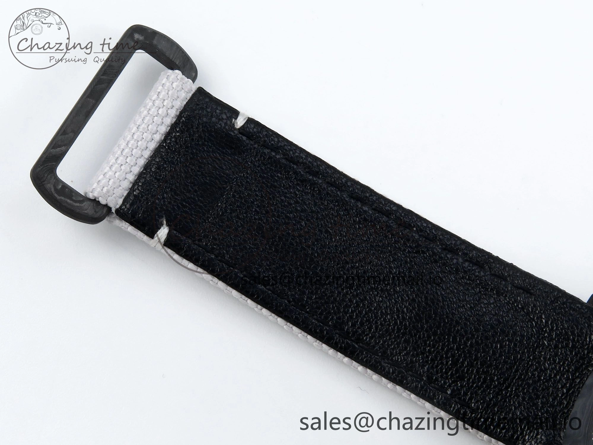 Daytona DIW Black Carbon DIWF Best Edition White Black Dial on White Nylon Strap DD4801