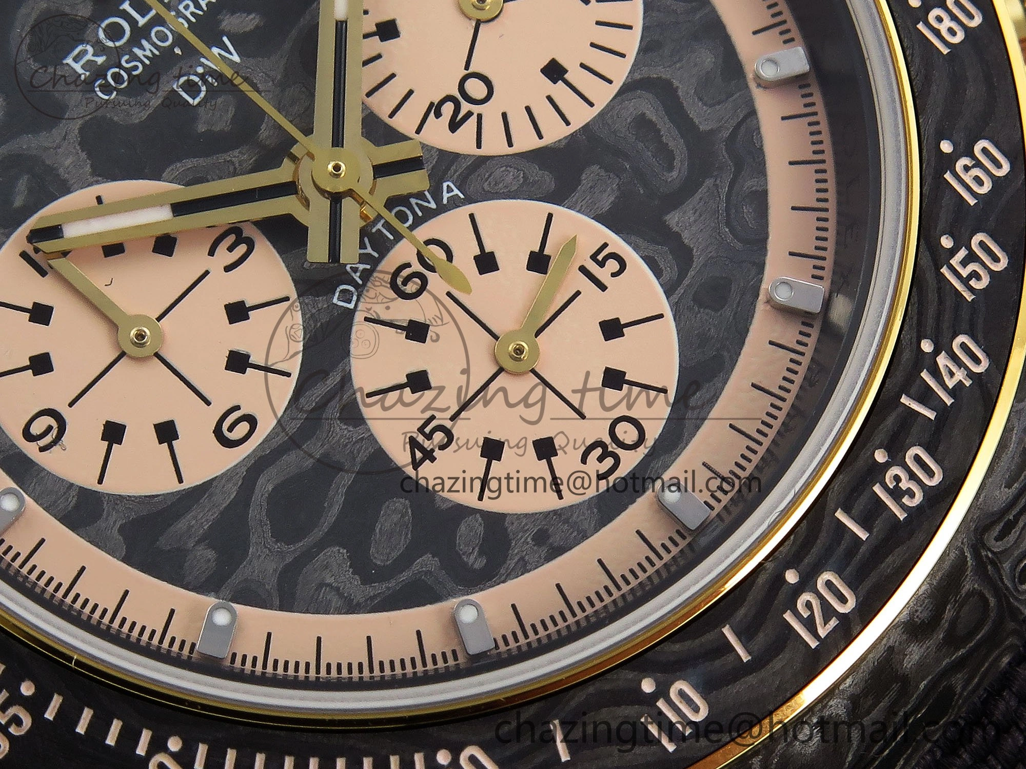 Daytona DIW Carbon Case DIWF Edition Carbon Cream Dial on Black Nylon Strap A7750