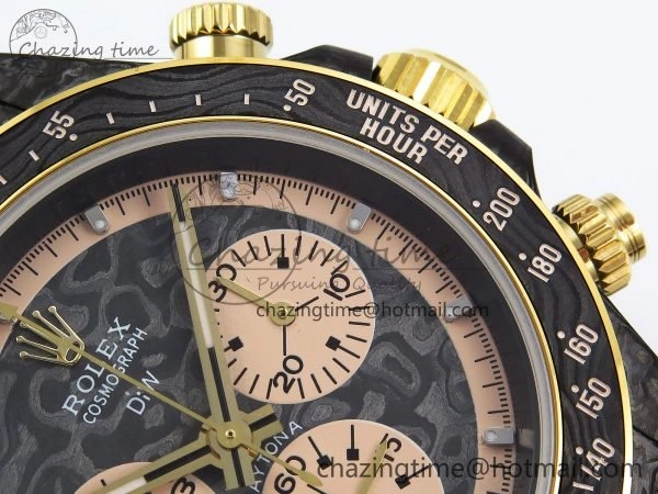 Daytona DIW Carbon Case DIWF Edition Carbon Cream Dial on Black Nylon Strap A7750