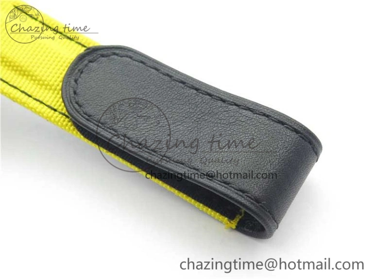 Daytona DIW Carbon Case and Bezel Black Yellow Dial on Yellow Nylon Strap A7750