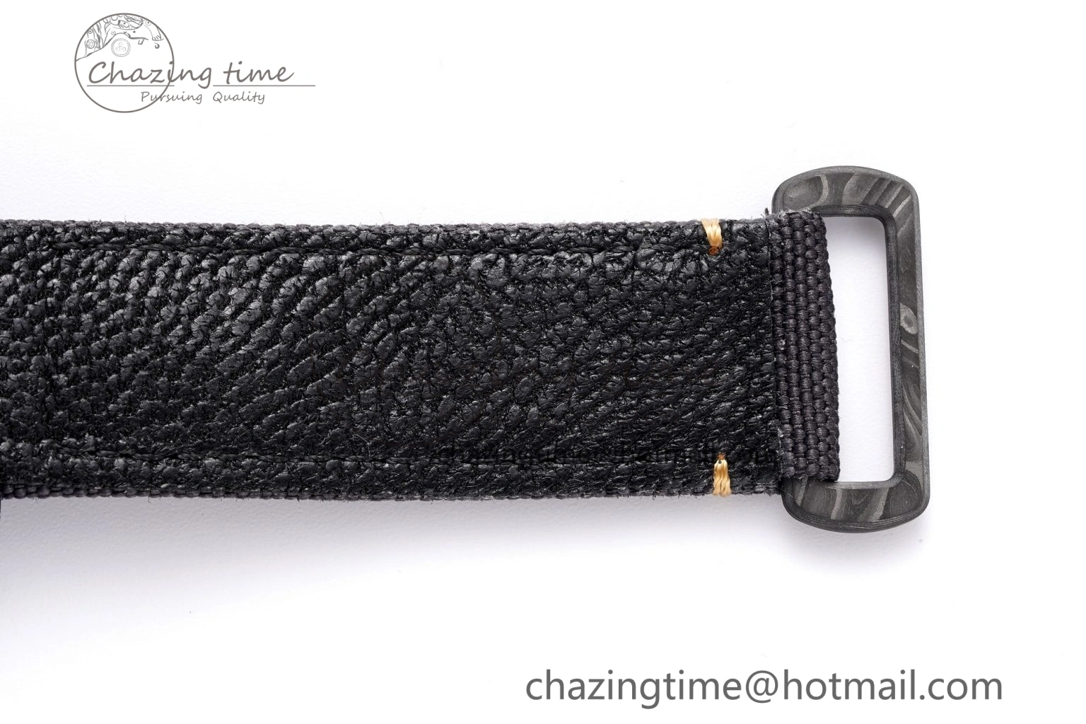Daytona DIW Carbon Case and Bezel DIWF Edition Black Gold Dial on Black Nylon Strap A7750