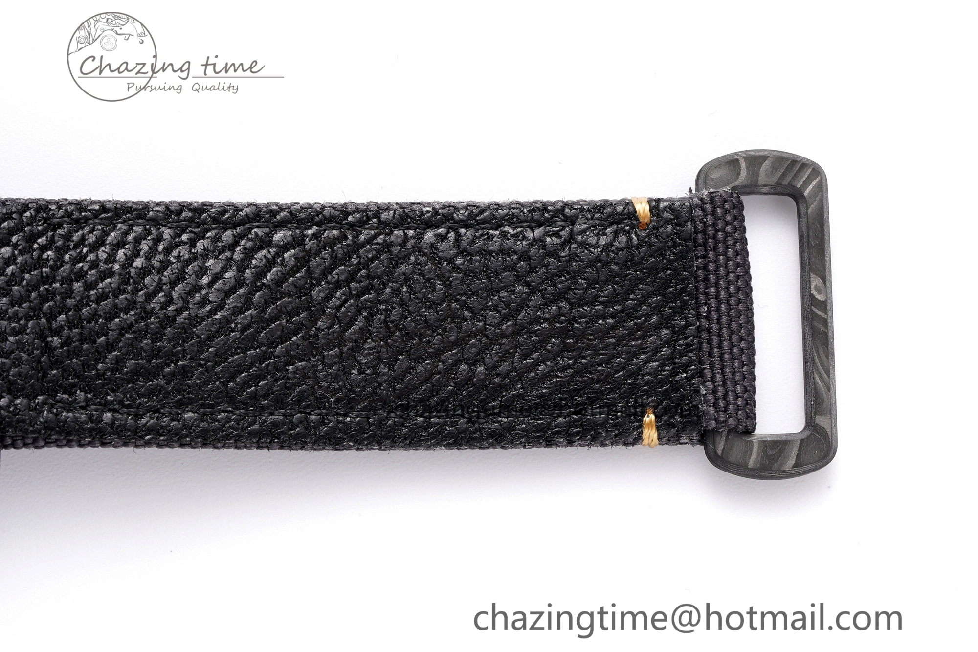 Daytona DIW Carbon Case and Bezel DIWF Edition Black Gold Dial on Black Nylon Strap A7750