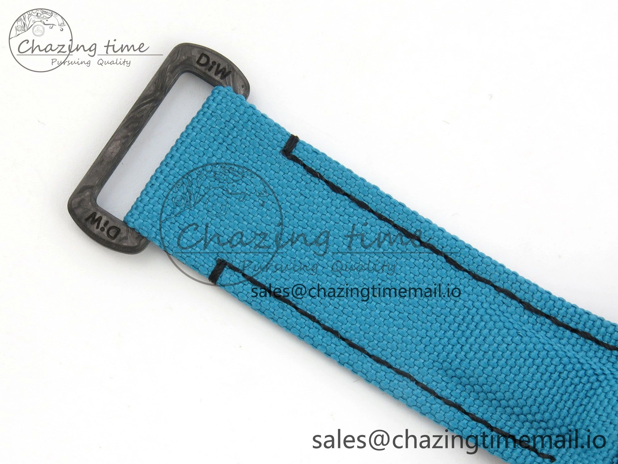 Daytona DIW Carbon Case and Bezel DIWF Edition Blue Dial on Blue Nylon Strap A7750