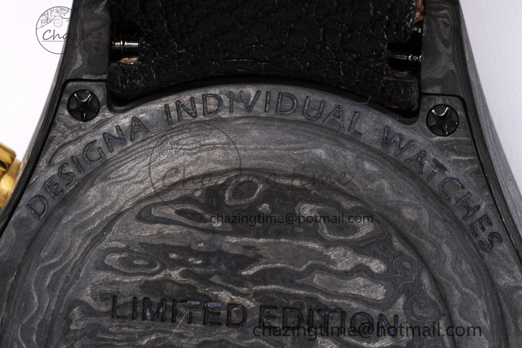 Daytona DIW Carbon Case and Bezel DIWF Edition Brown Arabic Dial on Brown Nylon Strap A7750
