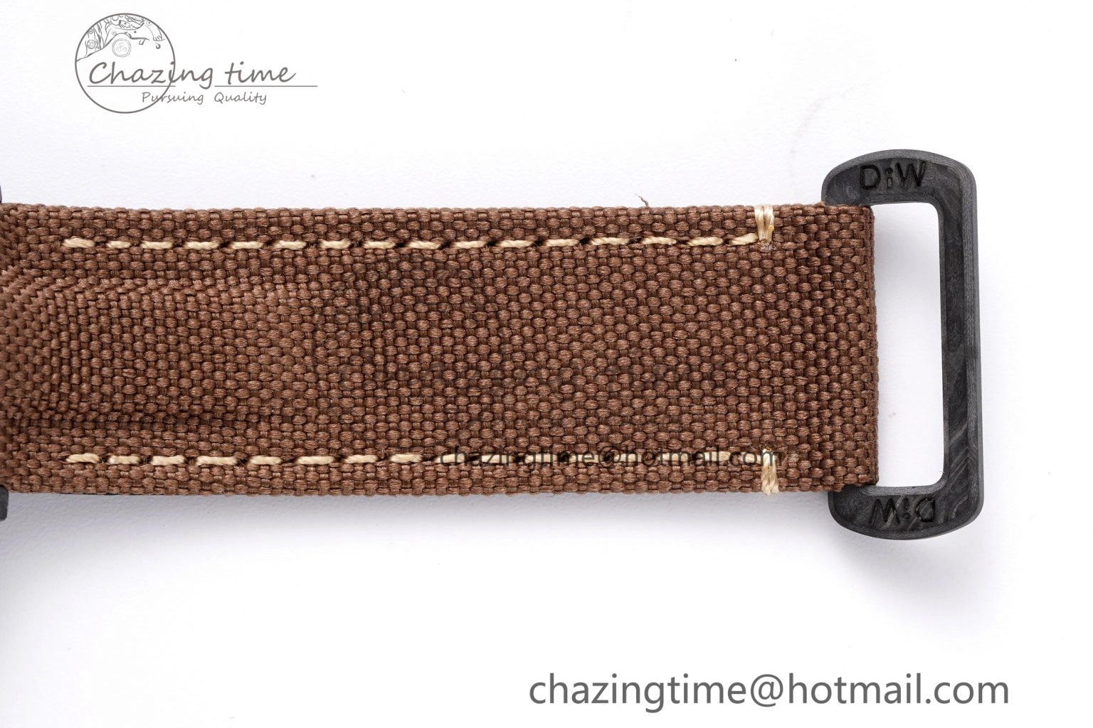 Daytona DIW Carbon Case and Bezel DIWF Edition Brown Arabic Dial on Brown Nylon Strap A7750