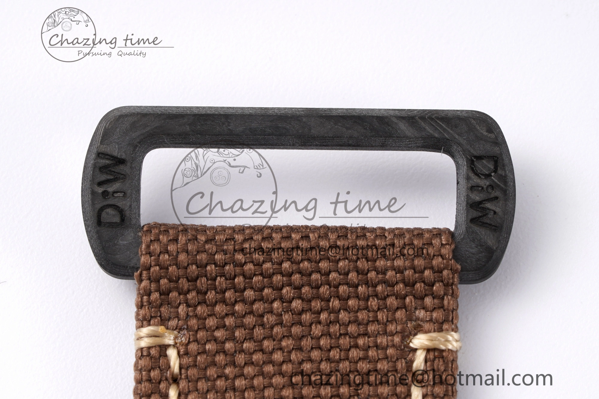 Daytona DIW Carbon Case and Bezel DIWF Edition Brown Arabic Dial on Brown Nylon Strap A7750