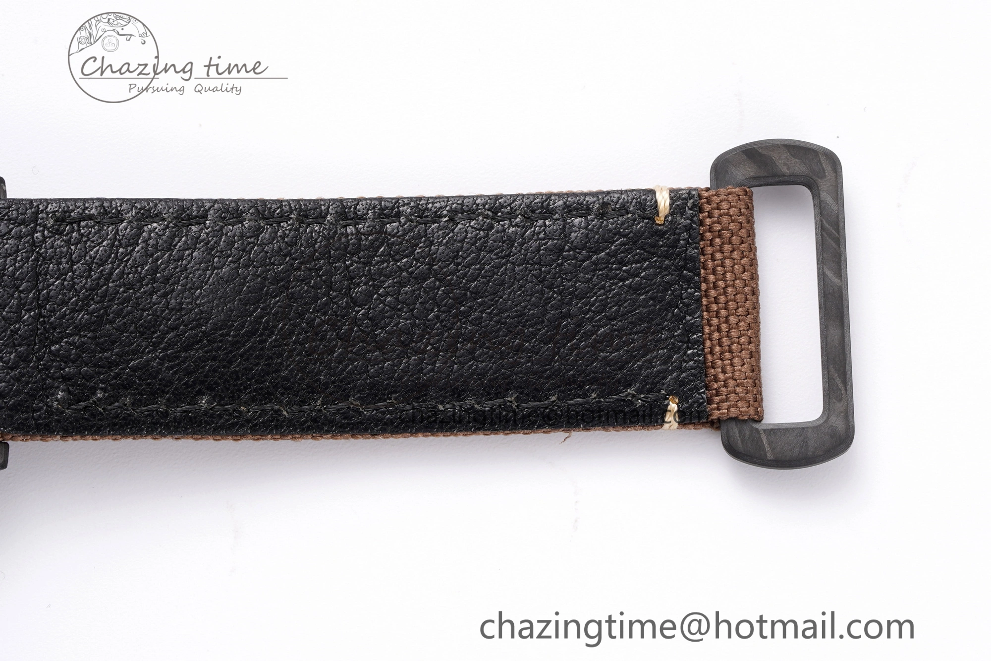 Daytona DIW Carbon Case and Bezel DIWF Edition Brown Arabic Dial on Brown Nylon Strap A7750