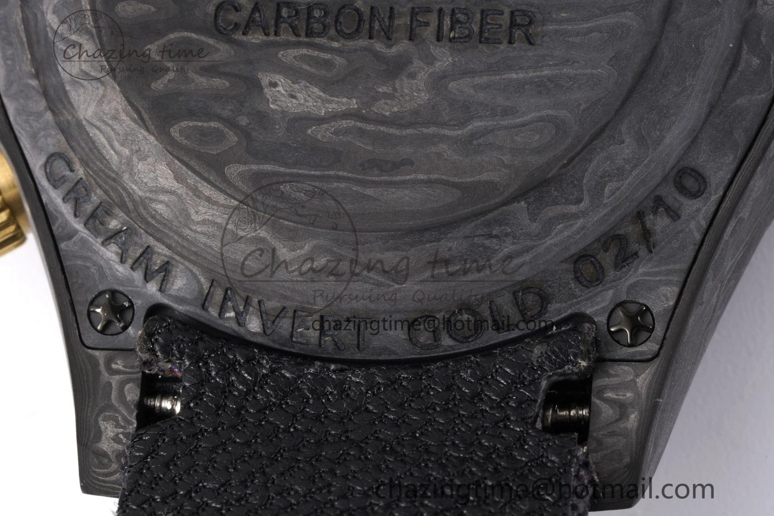 Daytona DIW Carbon Case and Bezel DIWF Edition Gray Plane Dial on Black Nylon Strap A7750