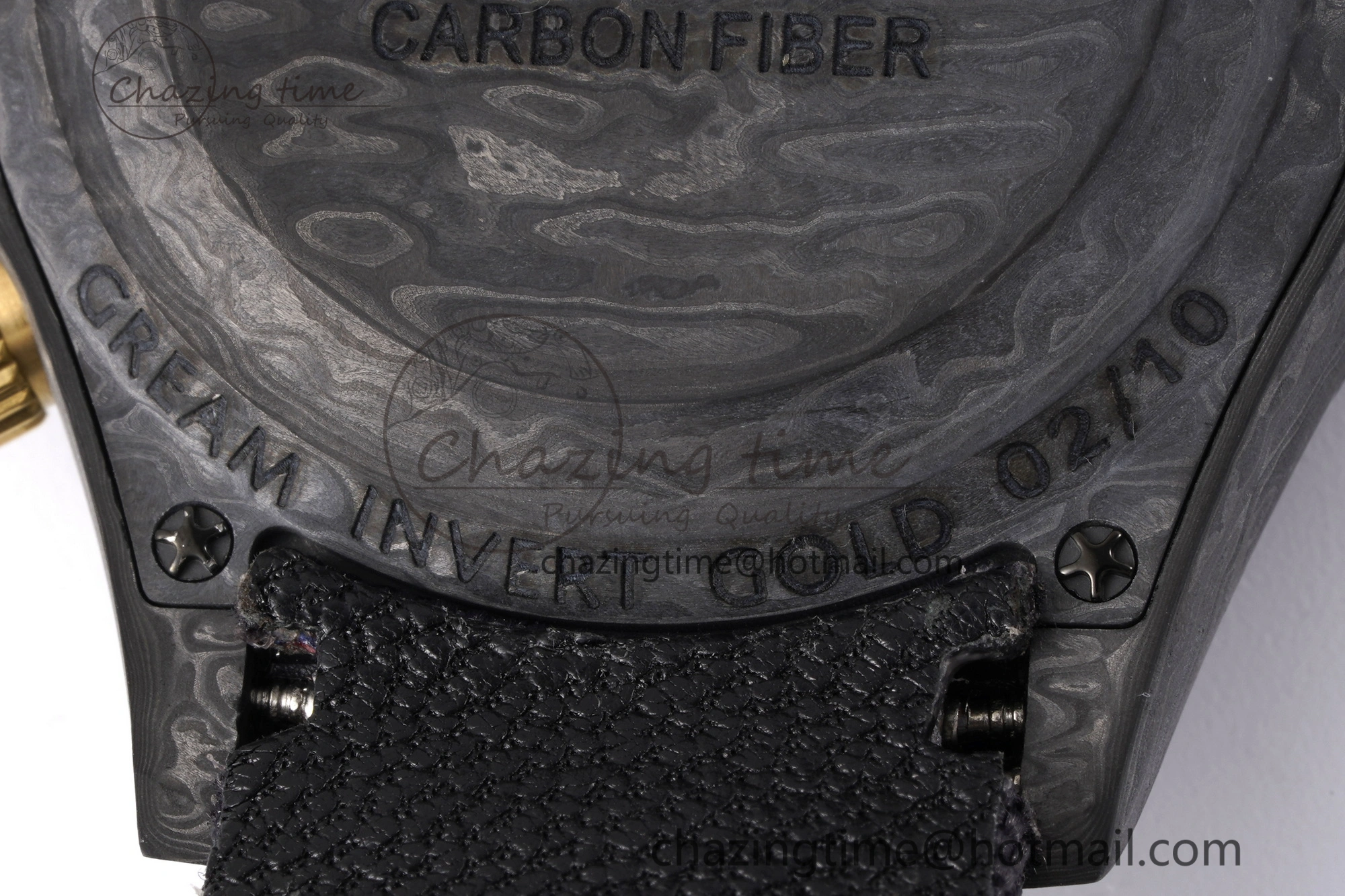 Daytona DIW Carbon Case and Bezel DIWF Edition Gray Plane Dial on Black Nylon Strap A7750