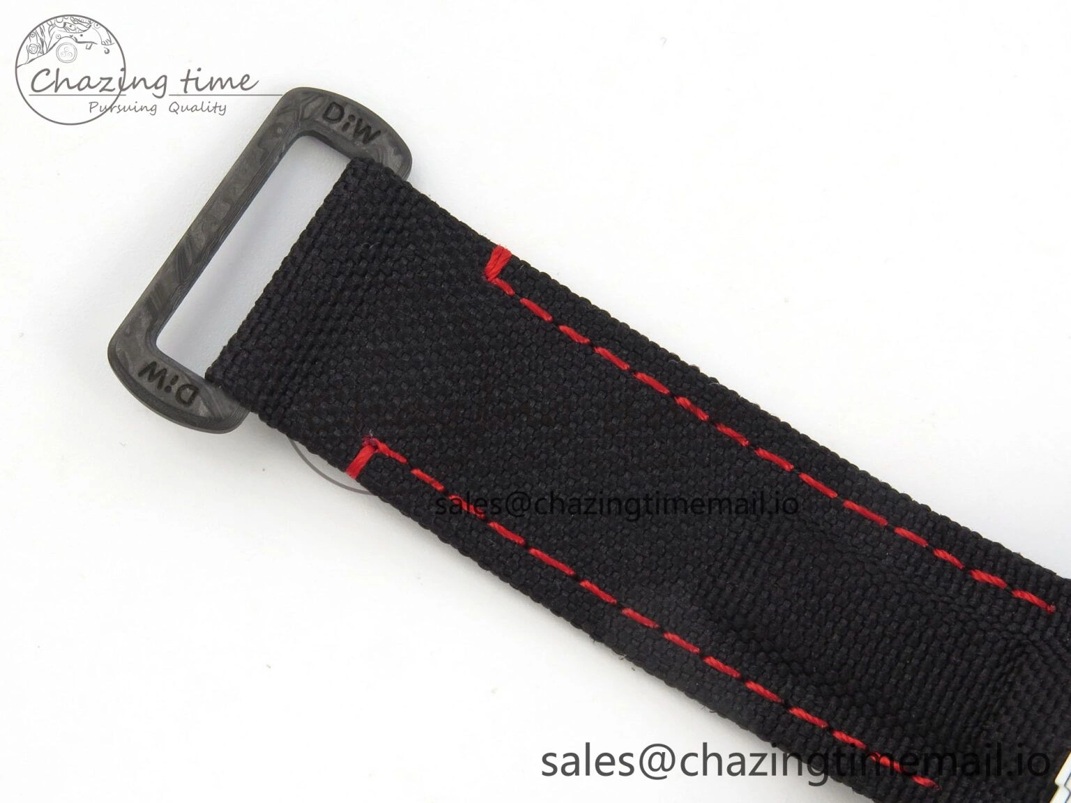 Daytona DIW Carbon Case and Bezel DIWF Edition Grey White Dial on Black Nylon Strap A7750