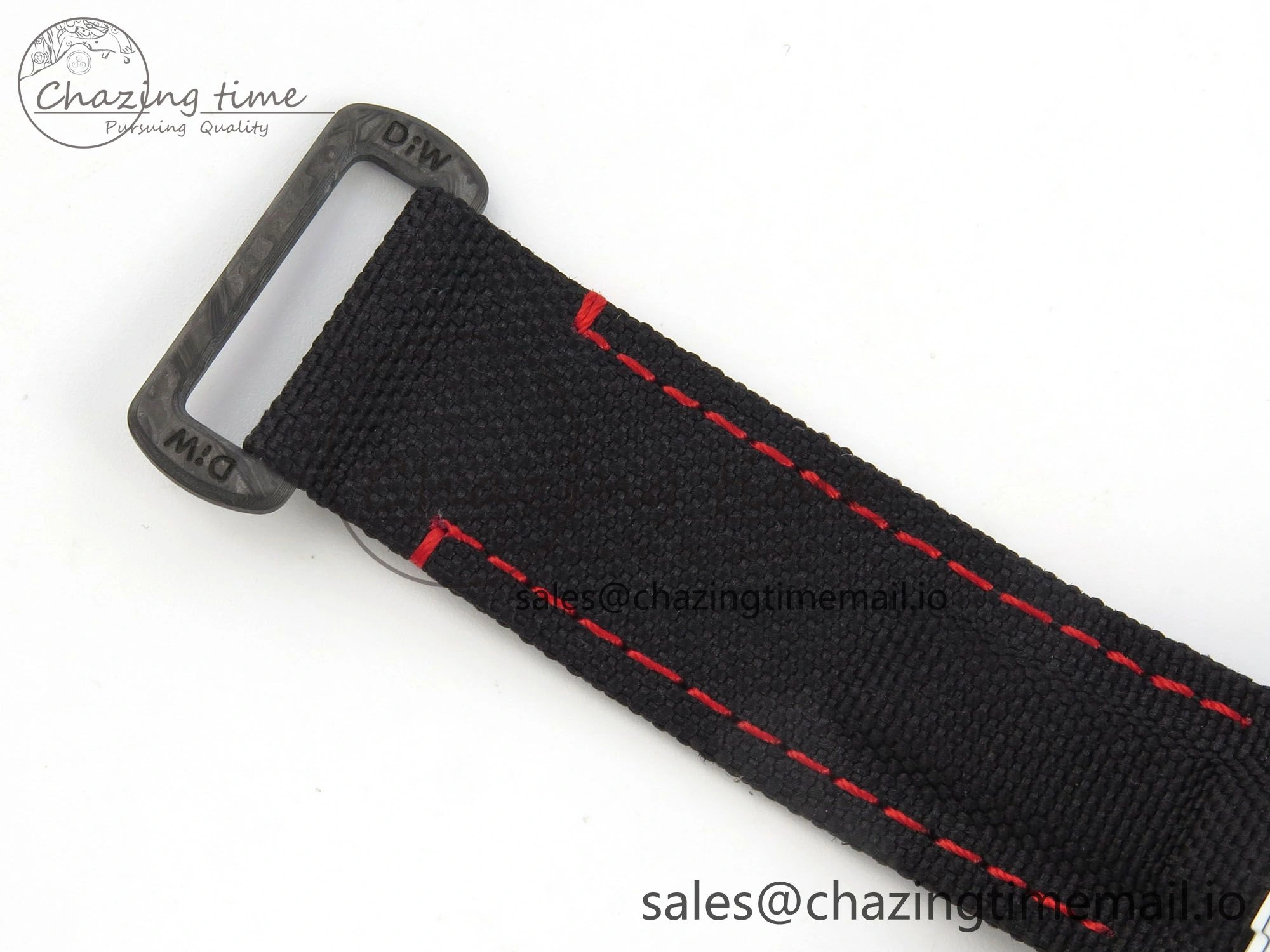 Daytona DIW Carbon Case and Bezel DIWF Edition Grey White Dial on Black Nylon Strap A7750