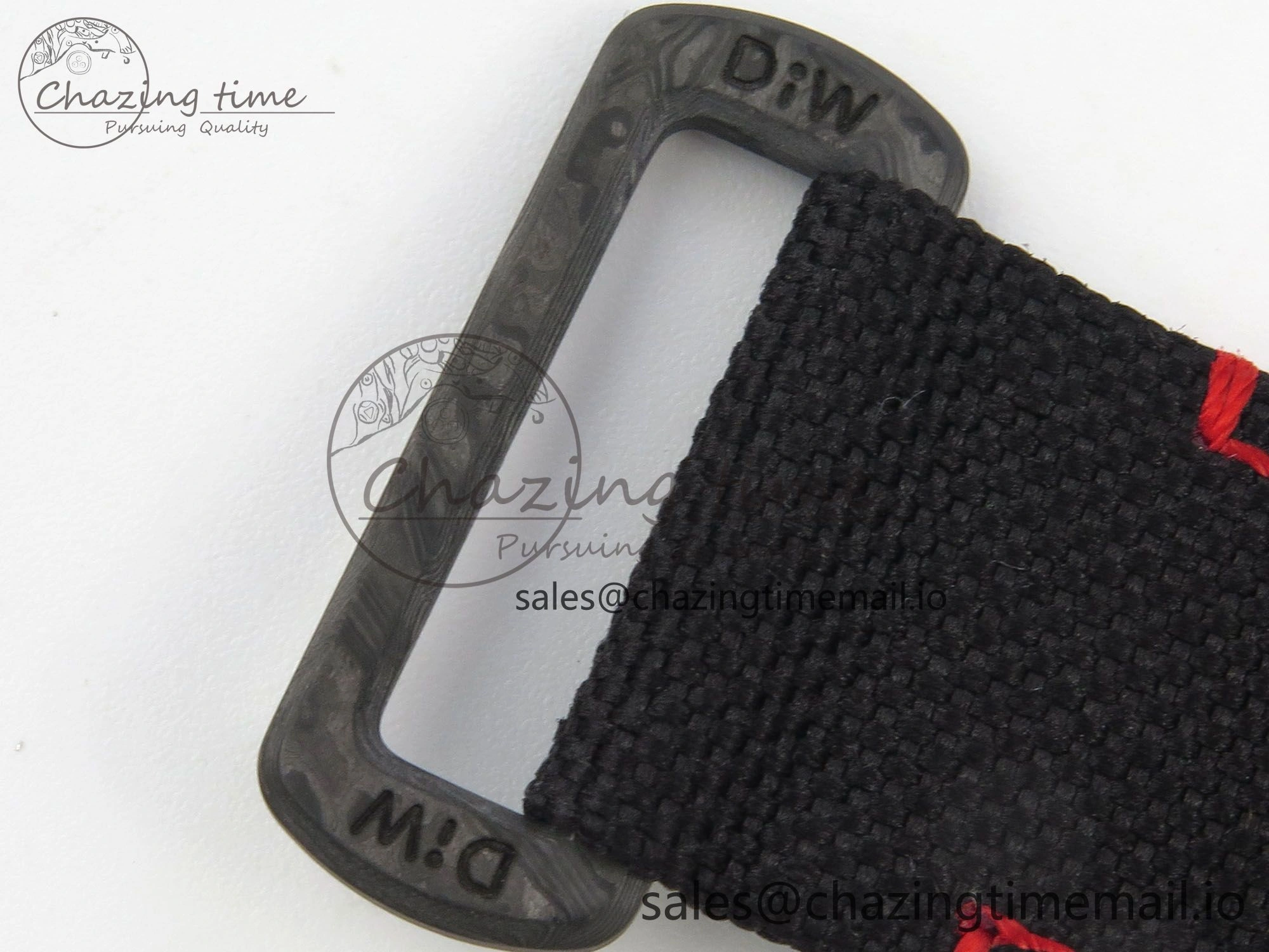 Daytona DIW Carbon Case and Bezel DIWF Edition Grey White Dial on Black Nylon Strap A7750