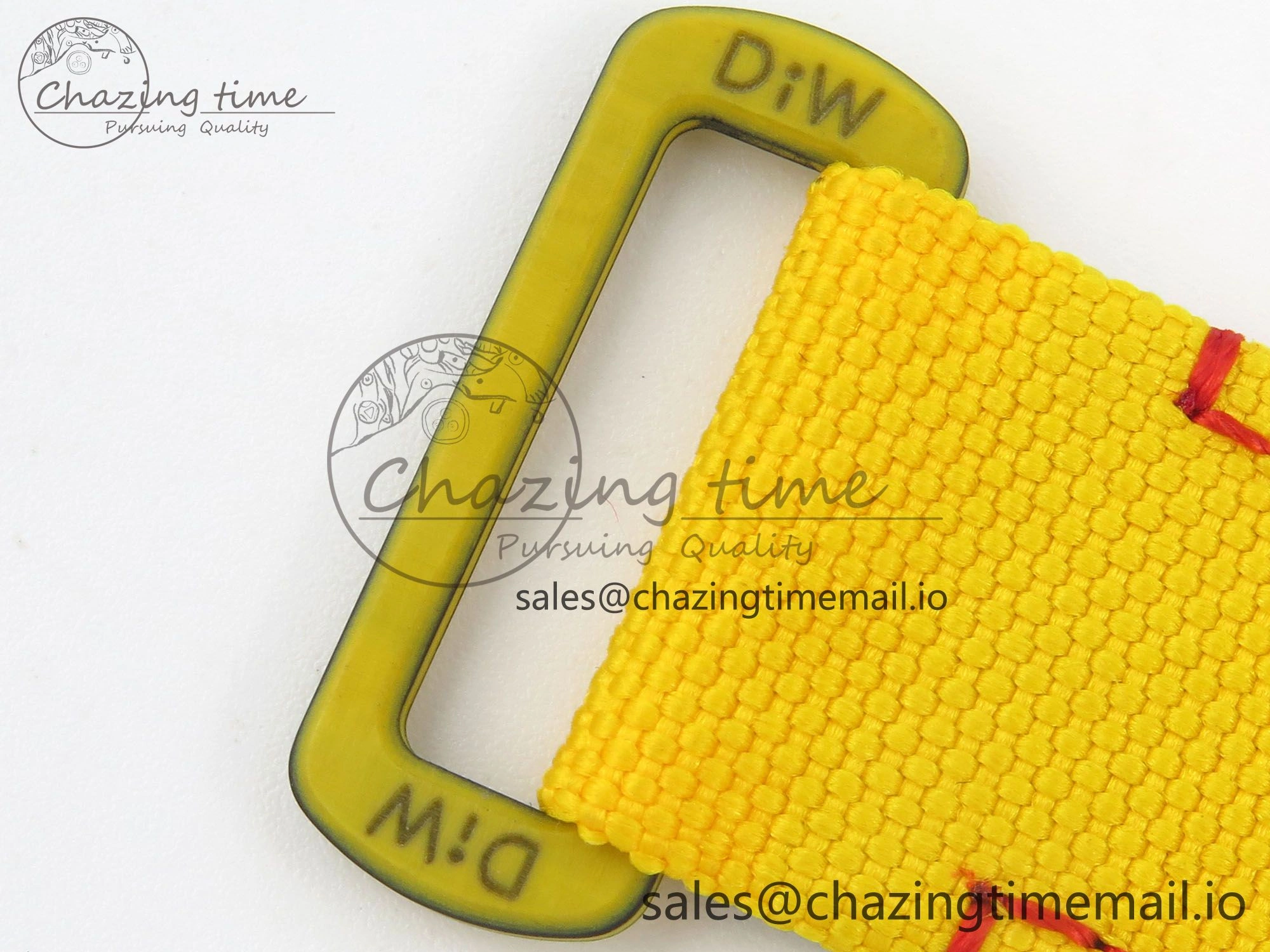 Daytona DIW Carbon Case and Bezel DIWF Edition Red Dial on Yellow Nylon Strap A7750