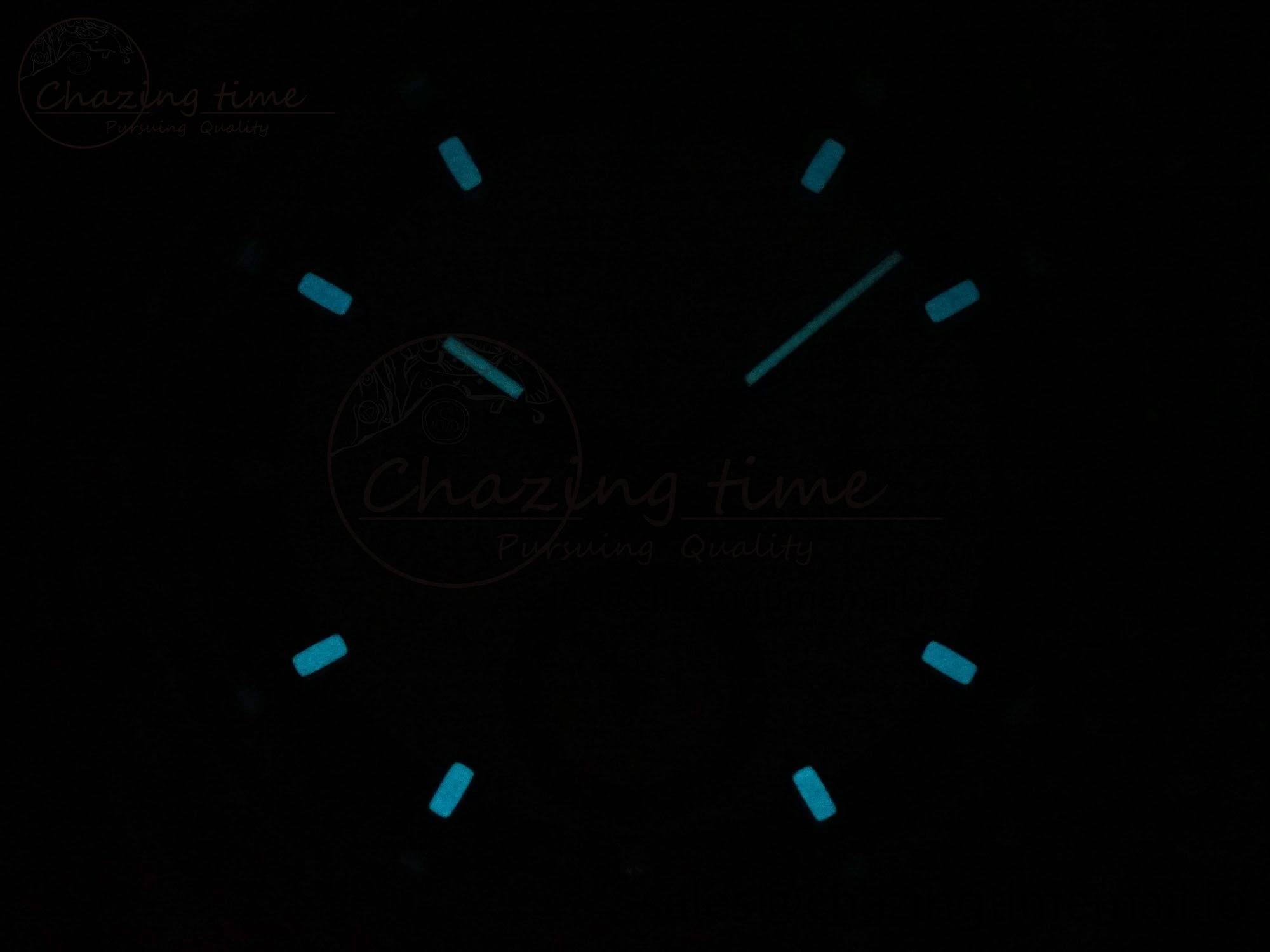Daytona DIW Carbon Case and Bezel DIWF Edition White Green Dial on Grey Nylon Strap A7750