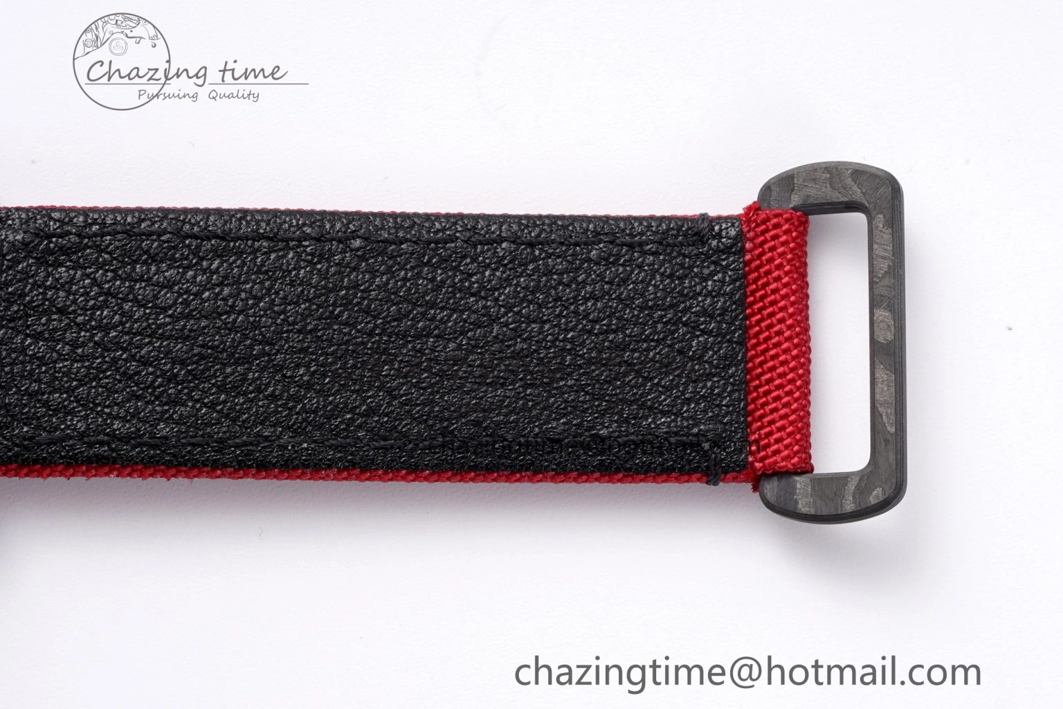 Daytona DIW Carbon Case and Bezel Noob Best Edition Carbon Red Dial on Red Nylon Strap SA4130