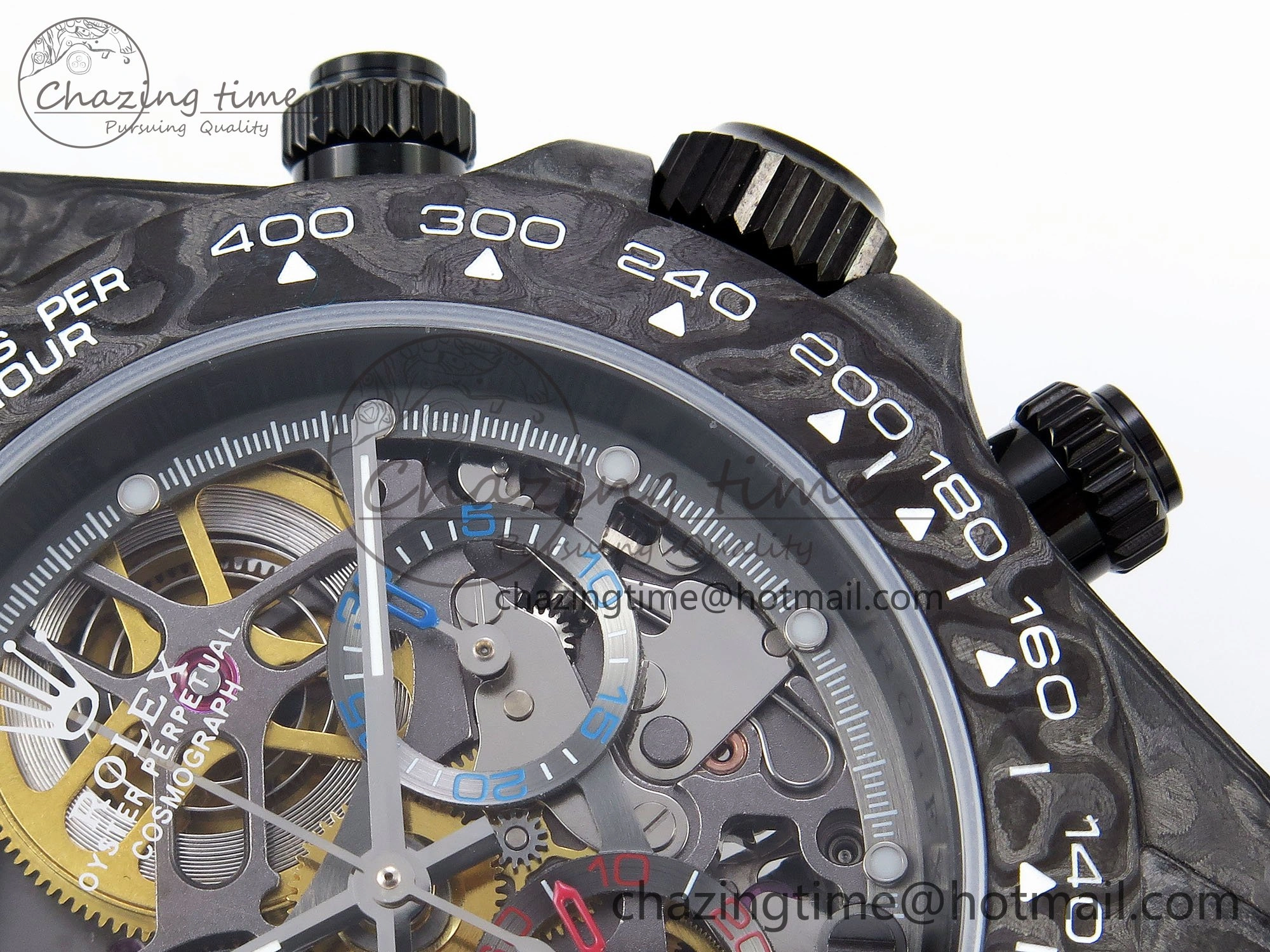 Daytona DIW Carbon DIWF Best Edition Skeleton Dial on Black Nylon Strap SA4130