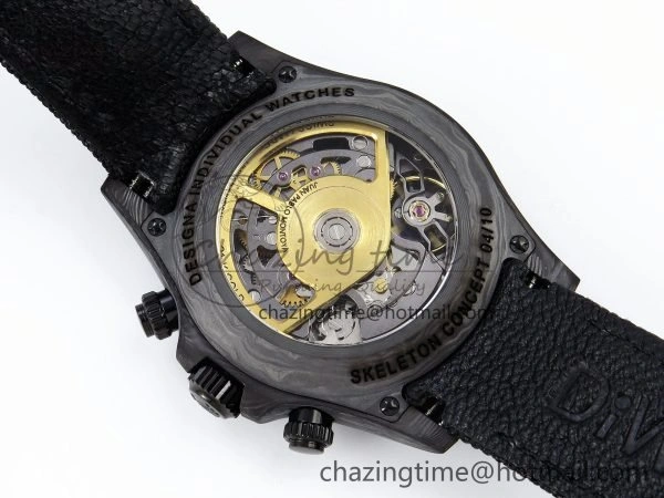Daytona DIW Carbon DIWF Best Edition Skeleton Dial on Black Nylon Strap SA4130