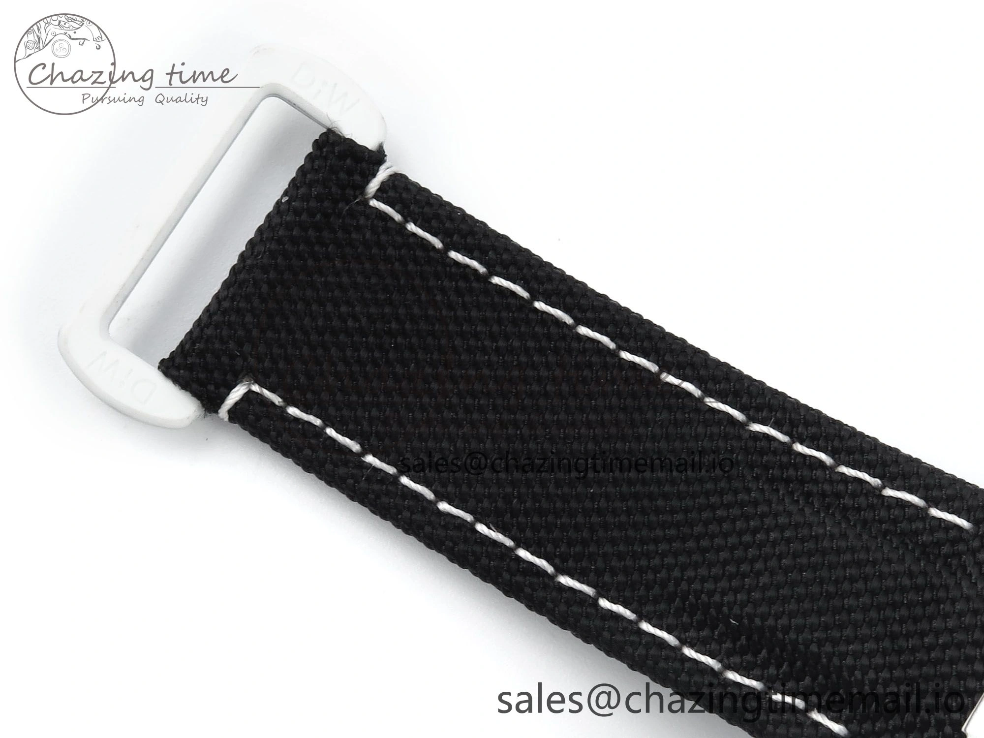 Daytona DIW Carbon N6F 1:1 Best Edition Black Blue Dial on Black Nylon Cald Leather Strap SA4130