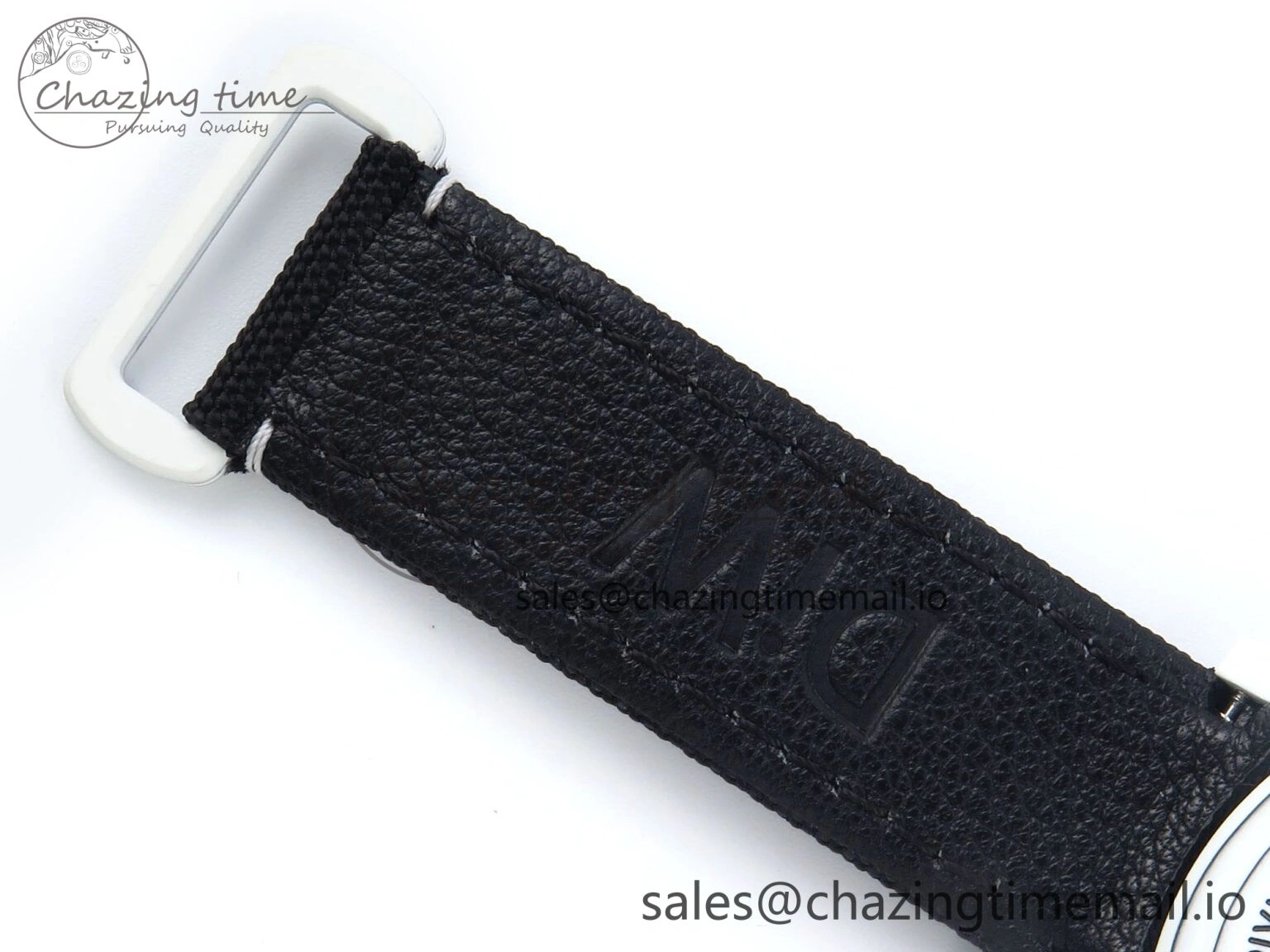 Daytona DIW Carbon N6F 1:1 Best Edition Black Blue Dial on Black Nylon Cald Leather Strap SA4130