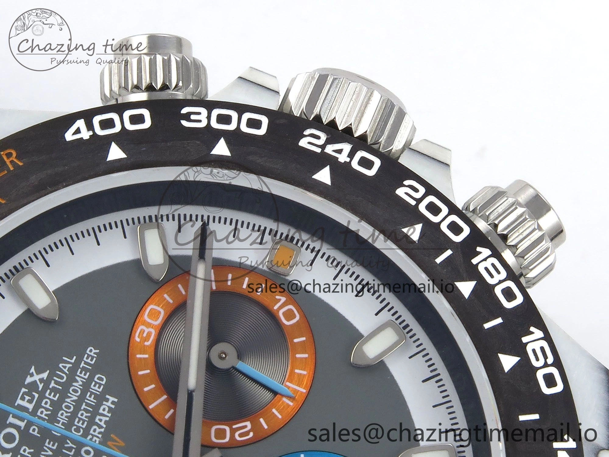 Daytona DIW Carbon N6F 1:1 Best Edition Gray Dial on Black Nylon Strap SA4130