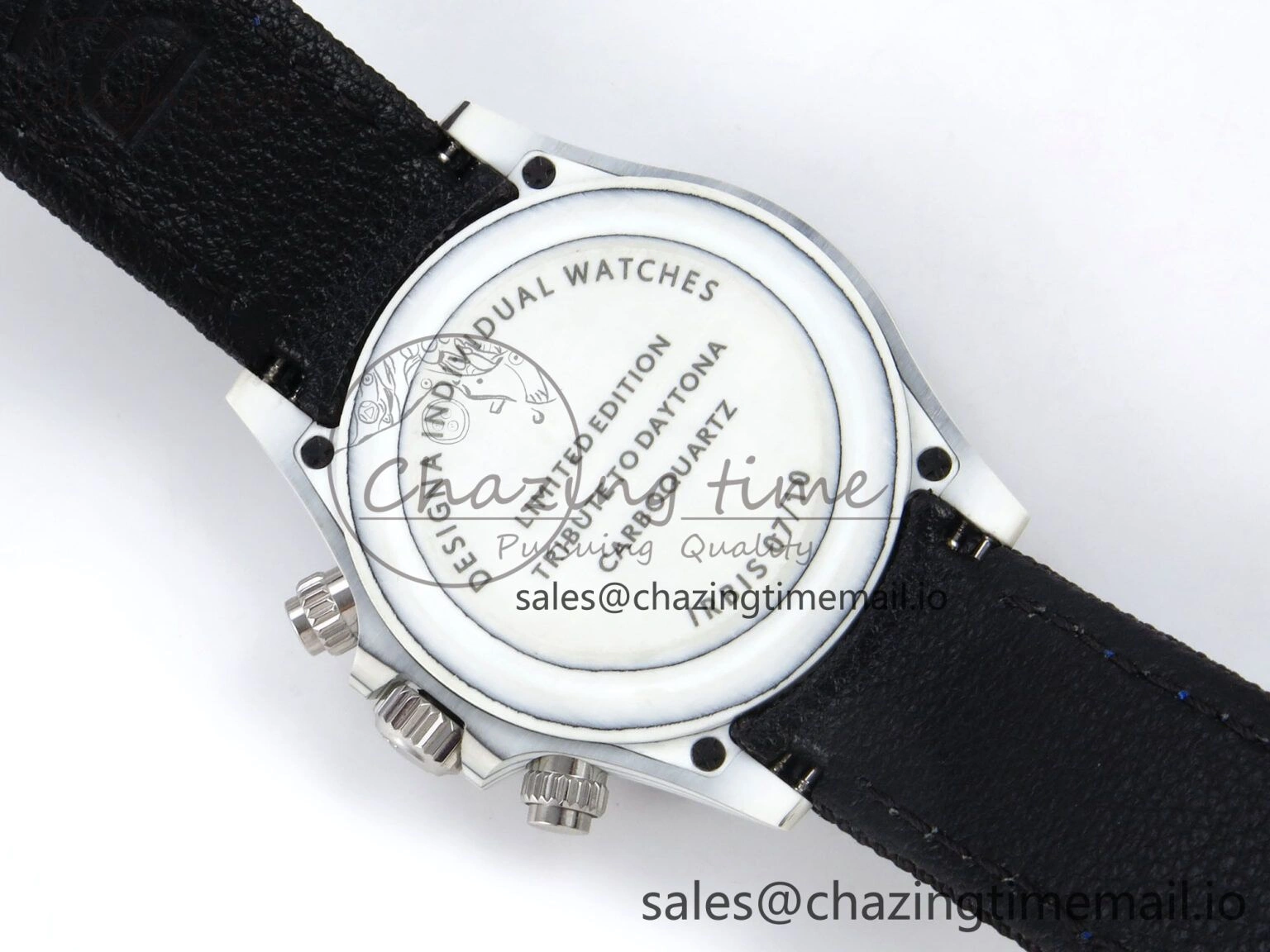 Daytona DIW Carbon N6F 1:1 Best Edition Gray Dial on Black Nylon Strap SA4130