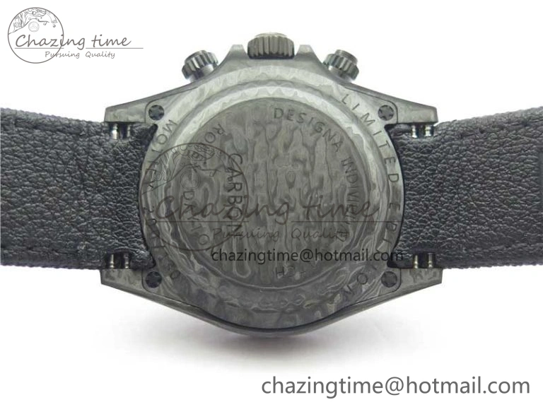 Daytona DIW Carbon Noob 1:1 Best Edition Black Dial on Nylon Strap SA4130