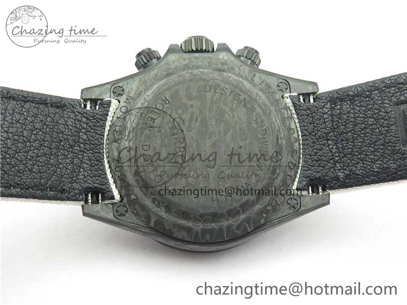 Daytona DIW Carbon Noob 1:1 Best Edition White Black Dial on Nylon Strap SA4130