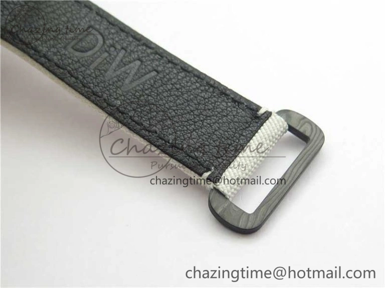 Daytona DIW Carbon Noob 1:1 Best Edition White Black Dial on Nylon Strap SA4130